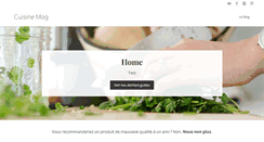 Desktop Screenshot of cuisinemag.fr